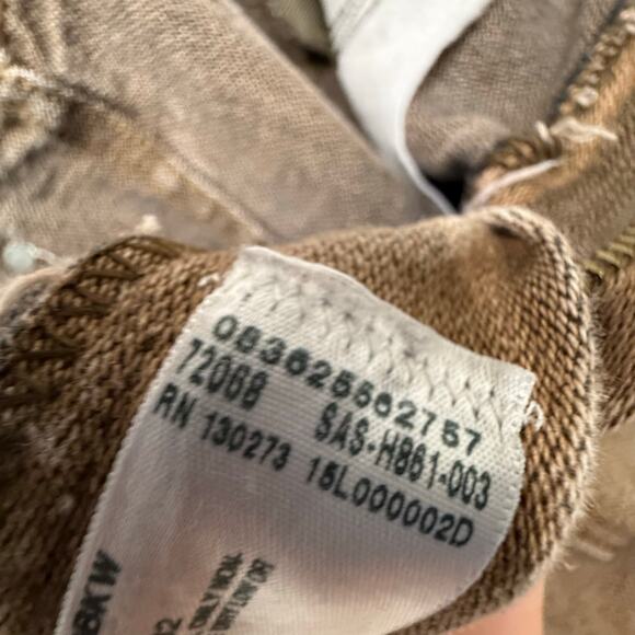 Vintage Wrangler Jeans Cowboy Cut Brown Mens 34x32 Western Stretch Panel Slim - Picture 12 of 15